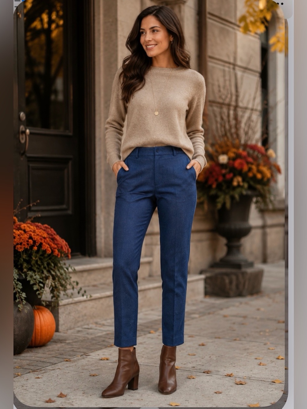 Banana Republic Avery Wool sz8 women's Trouser